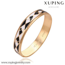 51265 -Xuping einfaches Design Armreifen Günstige Großhandel Schmuck Gold Armreifen mit guter Menge